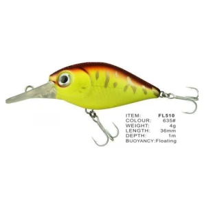 Vobler Fl Fl510 Floating 36mm 4.0g Depth 1.0m Colour 635