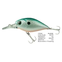 Vobler FL FL510 Floating 36mm 4.0g Depth 1.0m Colour 837 Vobler FL FL510 Floating 36mm 4.0g Depth 1.0m Colour 837