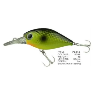 Vobler Fl Fl510 Floating 36mm 4.0g Depth 1.0m Colour 838