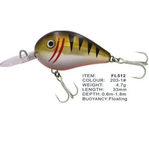 Vobler Fl Fl512 Floating 33mm 4.7g Depth 0.6-1.8m Colour 203-1