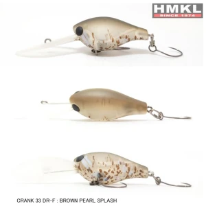 Vobler Hmkl Crank 33 Dr-f  3g 3.3cm Brown Pearl Splash