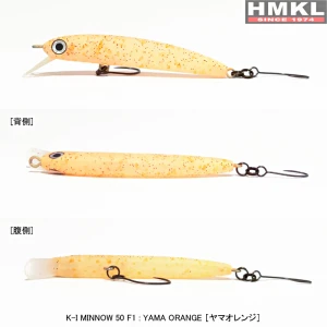 Vobler Hmkl K-i Minnow 50 F1, 5cm, 1.2g, Yama Orange