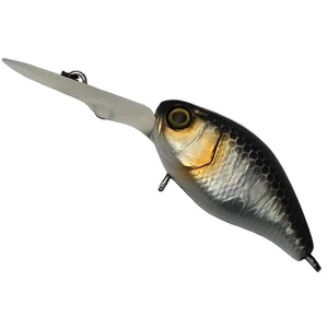 Vobler JACKALL DD Chubby 38F, UV Mat Silver & Black, 3.8cm, 4.7g