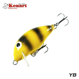 Vobler KENART Chubby 4cm, 3.5gr, Culoare YB, 4cm, 3.5g, 1buc/pac