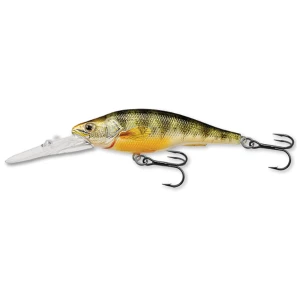 Vobler Live Target Yellow Perch Jerkbait, Metallic / Gloss, 7.3cm, 11g, 1.8-2.4m