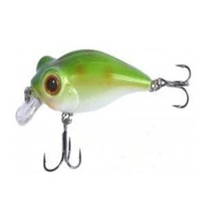 Vobler Owner Bug Eye Bait 50mm 6.5gr 57 Alb Sidef Spate Verde