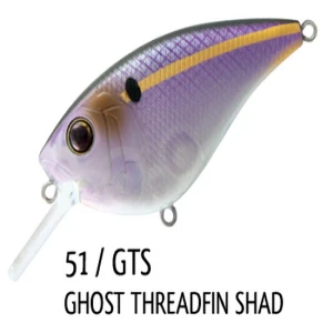 Vobler Rapture Flat Shacker Floating, Ghost Threadfin Shad, 7cm, 15.5g