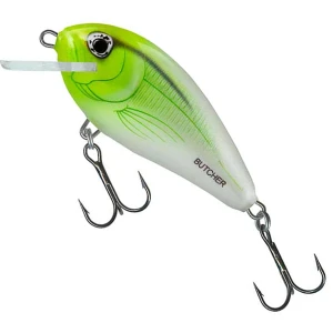 Vobler Salmo New Butcher Colours, 5cm, 5g, White Flash Yellow, Floating, 1buc/pac