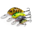 Vobler SALMO Rattlin Hornet Floating, Hot Perch, 4,5cm, 5.6gr, 1buc/pac