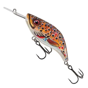 Vobler Salmo Sparky Shad - Floating, 4cm, 3.5g, Brown Holographic Trout, 1buc/pac