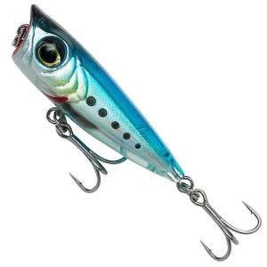 Vobler SAVAGE GEAR Micro Popper 4.3cm, 3g, Ghost Sardine, 1buc/pac