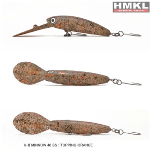 Naluca Hmkl K-ii Minnow 40 Ss - 2.7g 4 Cm Topping Orange