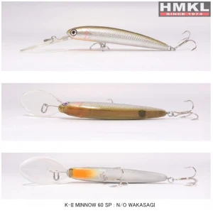 Naluca Hmkl K-ii Minnow 60 Suspending - 3.6g 6cm N/o Wakasagi