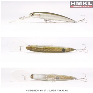 Naluca Hmkl K-ii Minnow 60 Suspending - 3.6g 6cm Super Wakasagi