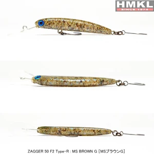 Naluca Hmkl Zagger 50 F2 Type-r - 1.6g 5cm 1buc Ms Brown G