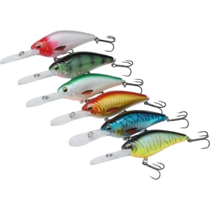 Set Voblere Crankbait DAM Assorted Lure Box DD Crankbait, 60buc/pac