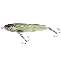 VOBLER, SALMO, SWEEPER, SINKING,, SILVER, CHARTREUSE, SHAD,, 10CM,, 19G, qse002, Voblere Sinking, Voblere Sinking Salmo, Salmo