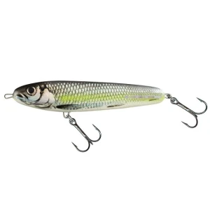 Vobler Salmo Sweeper Sinking, Silver Chartreuse Shad, 10cm, 19g