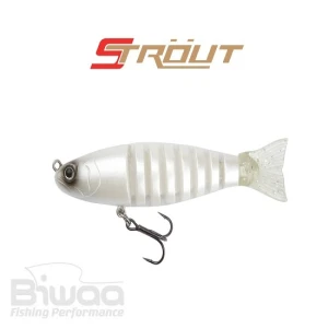 Vobler Swimbait Biwaa Strout Pearl White 16cm 52g