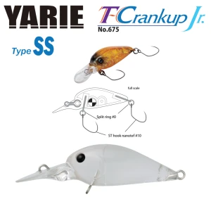 VOBLER YARIE JESPA 675 T-CRANKUP JR. TYPE SS C1 CLEAR 2.8CM 2.1G VOBLER YARIE JESPA 675 T-CRANKUP JR. TYPE SS C1 CLEAR 2.8CM 2.1G