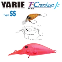 Vobler Yarie Jespa 675 T-crankup Jr. Type Ss C18 Clear Pink 2.8cm 2.1g