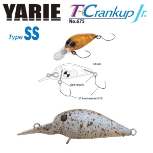 VOBLER YARIE JESPA 675 T-CRANKUP JR. TYPE SS C22 TANA COLOR 2.8CM 2.1G VOBLER YARIE JESPA 675 T-CRANKUP JR. TYPE SS C22 TANA COLOR 2.8CM 2.1G