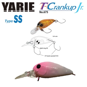 Vobler Yarie Jespa 675 T-crankup Jr. Type Ss C30 Matsupin 2.8cm 2.1g