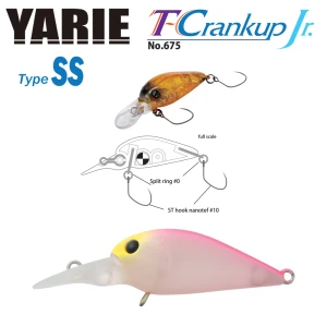 VOBLER YARIE JESPA 675 T-CRANKUP JR. TYPE SS C4 STUBAKIHIME 2.8CM 2.1G VOBLER YARIE JESPA 675 T-CRANKUP JR. TYPE SS C4 STUBAKIHIME 2.8CM 2.1G