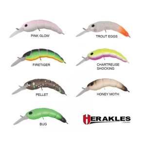 Vobler Colmic Herakles Sickle Grub 3.5cm Limone