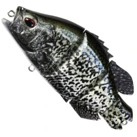Vobler Duo Realis Snapy Crappie Slow Sinking, Acc3533 Black Crappie, 9.5cm, 30g, 1buc/pac