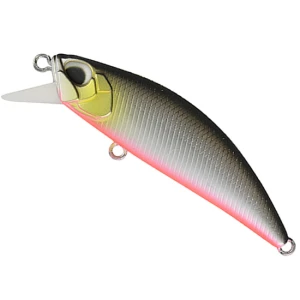 Vobler Duo Spearhead Ryuki 50s, Asa4082 Mat Black Back Rb, 5cm, 4.5g