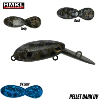 Vobler HMKL Inch Crank DR Custom Painted Pellet Dark UV 2.5cm 2g