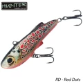 Vobler HUNTER Lipless Virus, Culoare RD, 5cm, 5g, 1buc/pac
