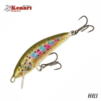 Vobler Kenart Winner Flat, Culoare Hri, 4.5cm, 4g, 1buc/pac