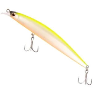 Vobler Mustad Gonta Minnow Sinking, Ghost Chartreuse, 11cm, 14g