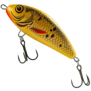 Vobler Salmo Fatso, Sinking, Bleeding Golden Bait, 12cm, 71g
