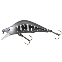 Vobler Tiemco Nabia 50FS, 010 Black Yamame Silver Mark, 5cm, 5.2g Vobler Tiemco Nabia 50FS, 010 Black Yamame Silver Mark, 5cm, 5.2g