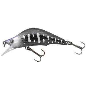 Vobler Tiemco Nabia 50FS, 010 Black Yamame Silver Mark, 5cm, 5.2g Vobler Tiemco Nabia 50FS, 010 Black Yamame Silver Mark, 5cm, 5.2g