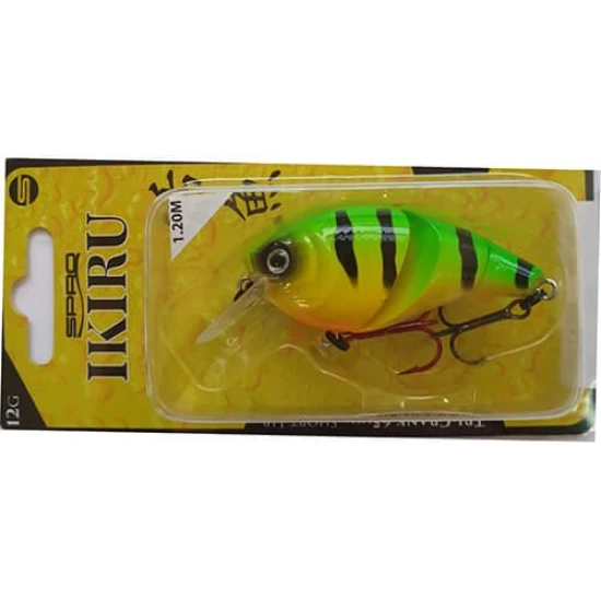 Vobler Spro Ikiru Naturals Tri Crank 6.5cm, culoare Firetiger  -004381-00553-00000 (Spro)