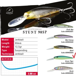 Vobler Colmic Herakles  Stunt 90sp 9.0cm 12.5 G Green Tiger