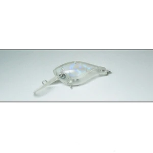 Vobler Hmkl Crank 33 Mr Suspend, 3.3cm, 3gr, Nevopsit Blank Clear Holo Plate  2 Buc/plic