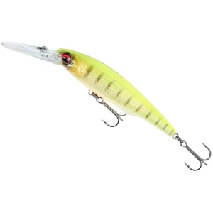 Vobler Savage Gear Gravity Twitch Dr Suspending, Sp Fluor Yellow Tiger, 9.5cm, 16.5g, 1buc/pac