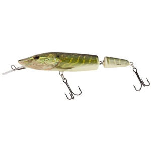 Vobler Salmo Pike Jointed Deep Runner Real Pike, 11cm, 14g