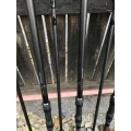 Vand Set 5 Lansete Daiwa Black Widow, 3.9m, 3.5lbs + Husa Tub Bazuka