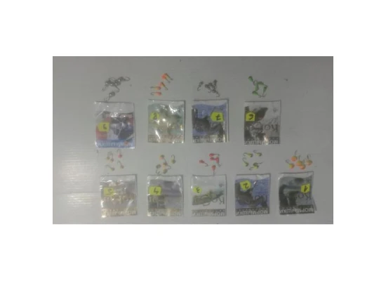 Marmuste Pescuit, 9 Modele, Nr.9, 5 Bucati/set