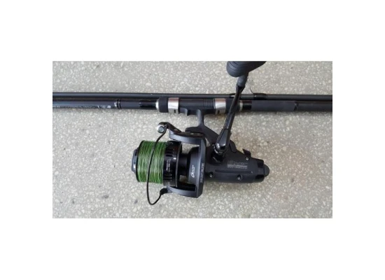 Lanseta Daiwa Black Widow Carp2sec 3.90m+mulineta+fir Shimano