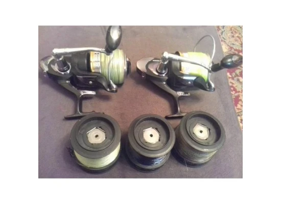 2 Mulinete Hakuyo Xa 8000 +3 Tamburi De Rezerva