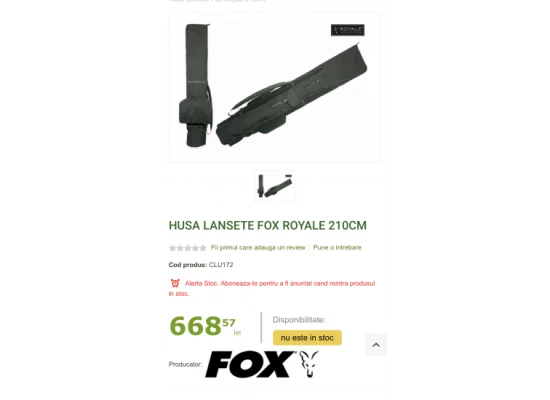 Husa Fox Royale 3.90