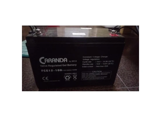 Baterie Stationara Cu Gel Caranda 100 Ah