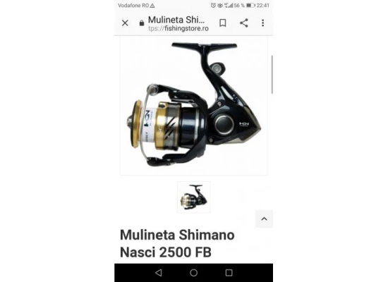 Mulineta Shimano Nasci 2500 Fb